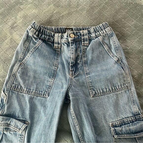 BDG Urban Outfitters Skate Cargo Jeans Light Wash‎ W26 L32 Relaxed Fit - Picture 2 of 5